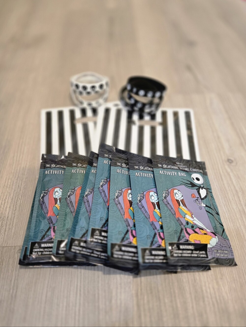 Nightmare Before Christmas NWT Activity Sets,  Favor Bags, Coloring, Bracelets